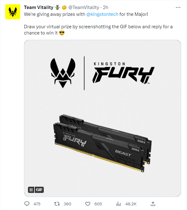 meritonsadiiku's tweet photo. @TeamVitality @kingstontech https://t.co/5Mckp4iNCW