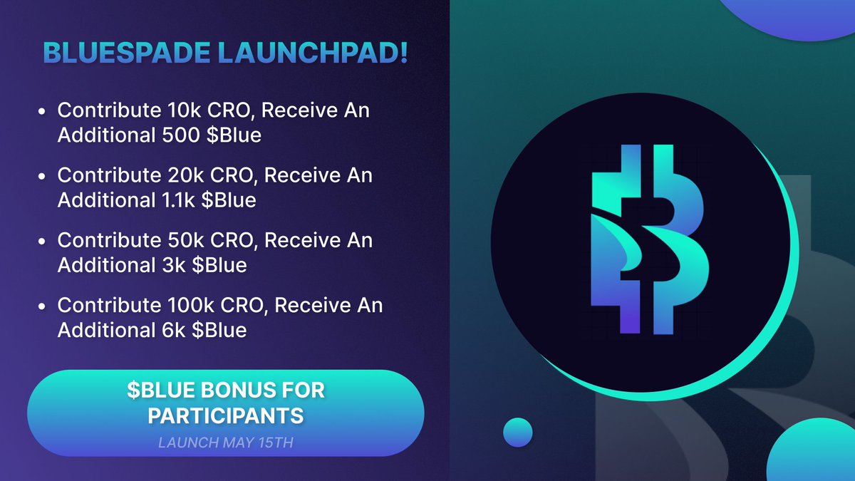 Prizes
💰500 $CRO Tokens💰

🎉As a thank you for reaching our 500k $CRO goal!🎉
To Enter
✅Follow <a href="/Blue__Spade/">BlueSpade | Perpetual DEX</a> , <a href="/JustJerrysb/">VooDoo</a>, @TRTofCronos
✅ ❤️&amp;♻️
✅Tag 3 #crofam

discord.gg/bluespade 
#crofam #CronosNFT #CronosChain #NFTGiveaway