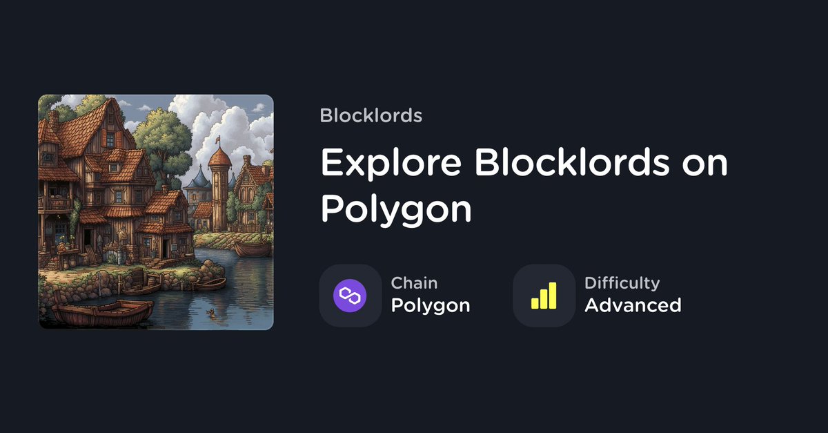 🎮 Get ready for a medieval adventure with <a href="/BLOCKLORDS/">BLOCKLORDS</a>! 🏰

Become a hero and shape your destiny in this dynamic multiplayer experience.

l3.xyz/BlocklordsPoly…