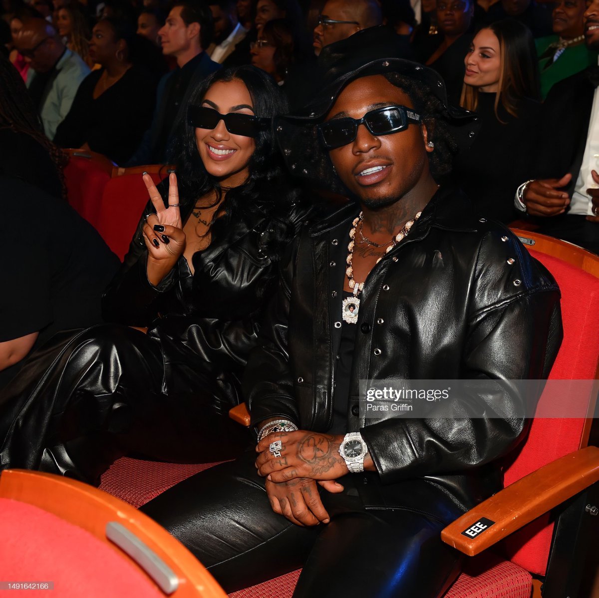 👑✨A duo! 😍🖤

@QueenNaija X @Jacquees inside the 2023 #BlackMusicHonors via Getty images!