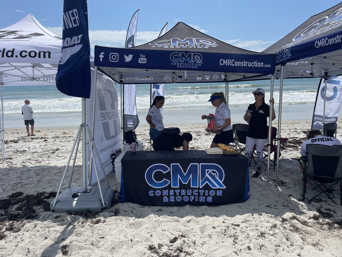 cmrroof's tweet photo. It’s Powerboat P1 race day for the Shaun Torrente Racing team in CMR colors! Come say hi!

#whenspeedmatters https://t.co/Ljd6LatfYc