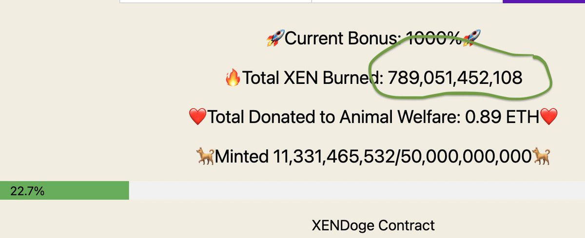 TrVon's tweet photo. FAM! @xendogetoken has burned 7% of $Xen liquid supply within 10 minutes of launch! https://t.co/bvLkvl6Yzy