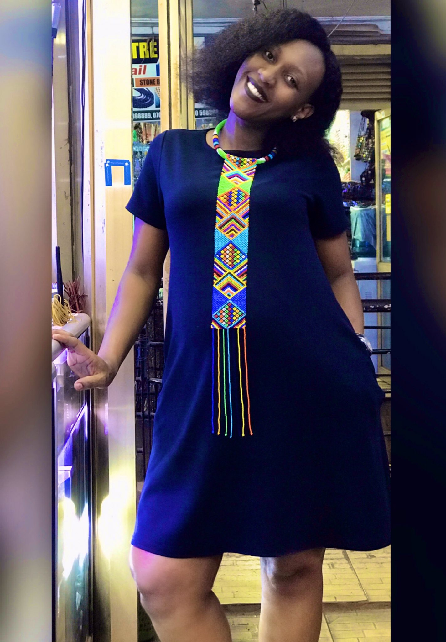 Plain material short gown on sale styles