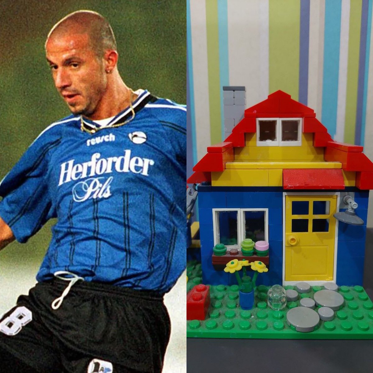 Giuseppe Reina, 1996 yılında Arminia Bielefeld’e transfer olurken, sözleşmesine her yıl kendisi için bir ev yapılması maddesi koydurdu. Ancak Reina evin boyutunu belirtmeyince kulüp, ona 3 yıllık kontratı boyunca 3 adet lego ev hediye etti.