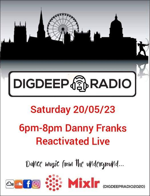 Sunshine Beats &amp; Melodic Grooves tonight with the next instalment of Reactivated Live on DigDeep Radio! No Talk and All Tunes! 7pm-9pm GMT. Tune in for a Journey of Melodic, Hypnotic, Emotive, Progressive &amp; Uplifting House Music! At mixlr.com/digdeepradio20…