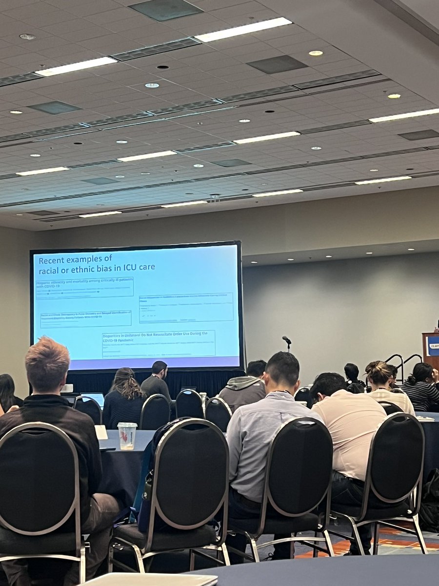 Bias in the ICU, it matters!   <a href="/tsvalley/">Tom Valley</a> #ATS2023 #biasinICU