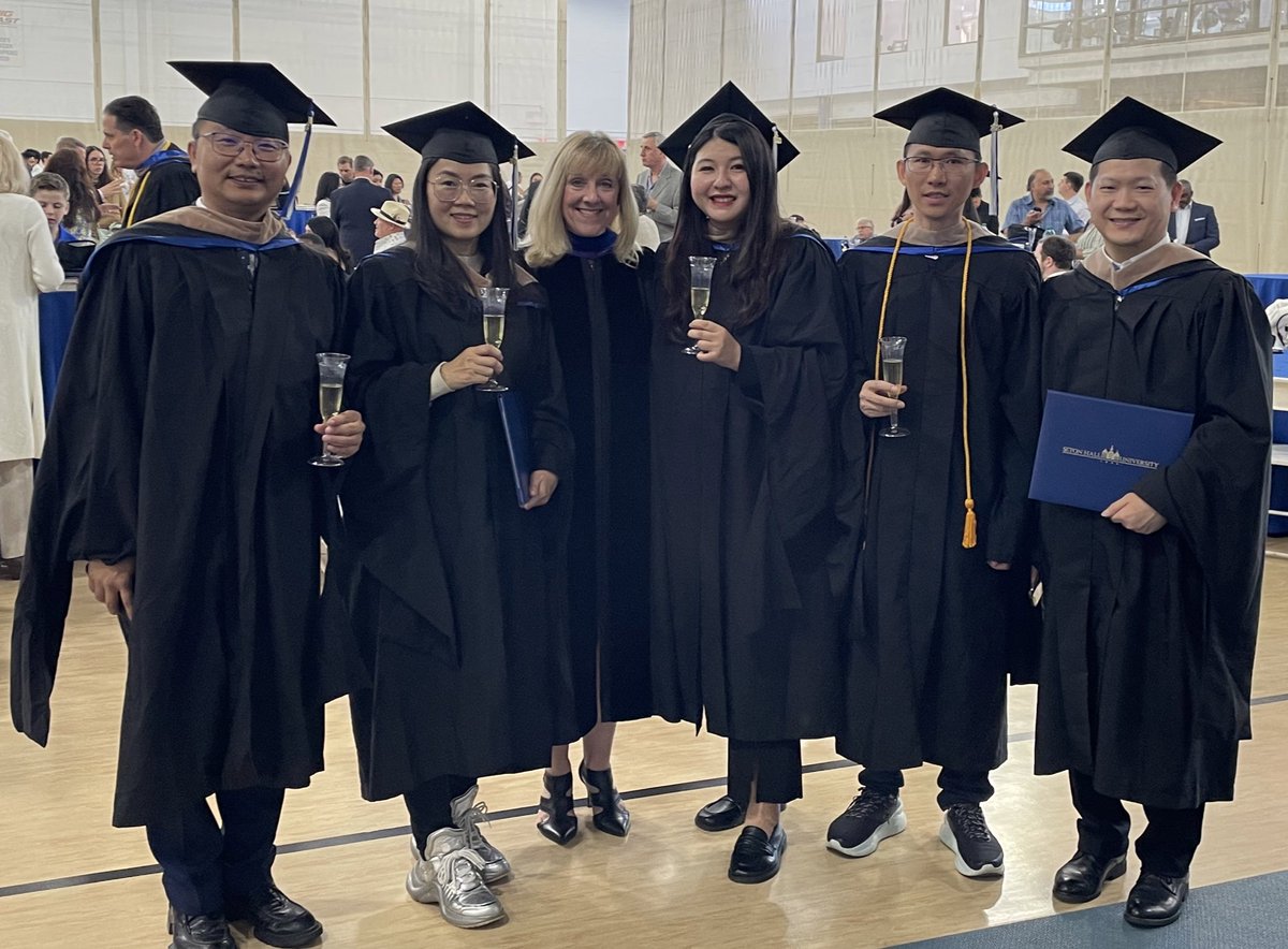 Such a joyous <a href="/SetonHall/">Seton Hall</a> graduation weekend. Loved celebrating with our <a href="/hallBusiness/">SHU Business School</a> master’s graduates! #SetonHall2023