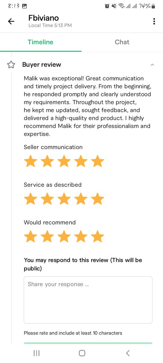 Weekend + $ + Another 5 star review  😀>>>>>

How's your weekend going on ?

#Fiverr #fiverrseller #developers #programming #webdevelopment