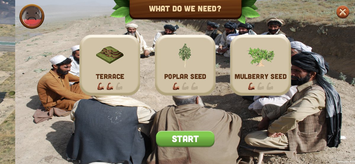 We will soon launch Sabz, our Afghan reforestation game/simulator. Afghanistan is highly susceptible to climate change, and we hope to help move the needle in the right direction. We have aimed to ensure accuracy at every level. @unesco #games4change #gbl #climate #Afghanistan