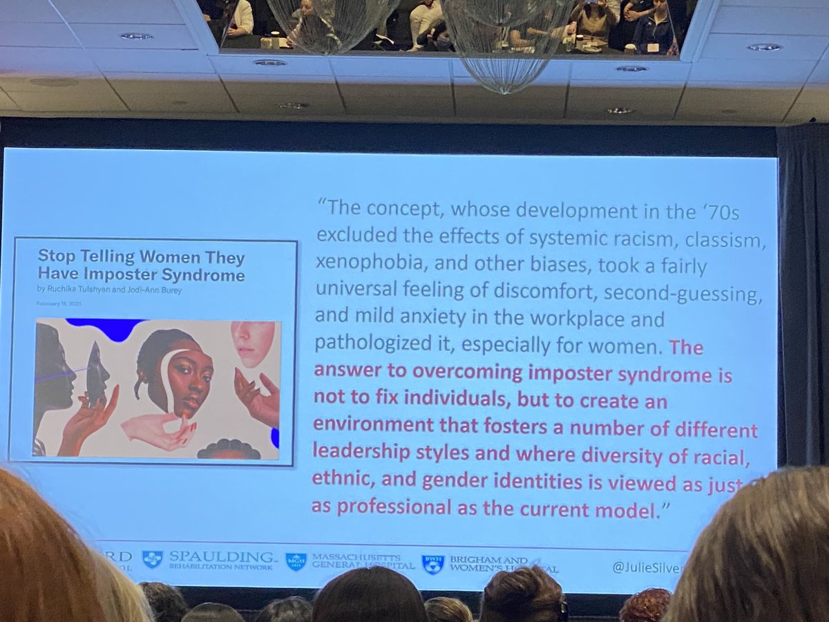 I’ve always hated the term ‘imposter syndrome’ ⁦@JulieSilverMD⁩ articulates why it’s such 🐂