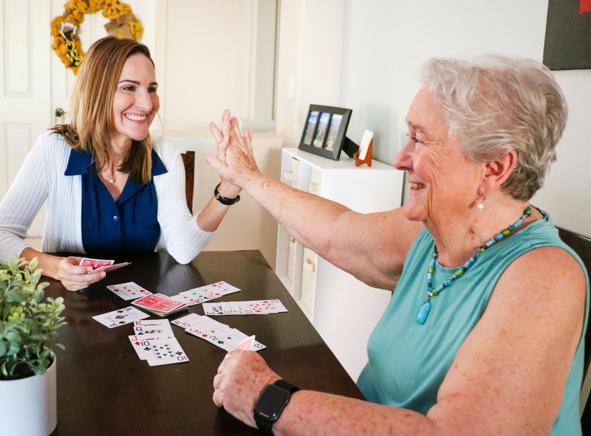 JillyaneMarie's tweet image. My mom can’t remember what city she lives in. 

She can’t remember the steps to make a cup of coffee. 

But she can still play her favorite card game! ♠️♥️

Never assume you know what someone is capable of 😊 

People may just surprise you! 

#endalz #Alzheimers