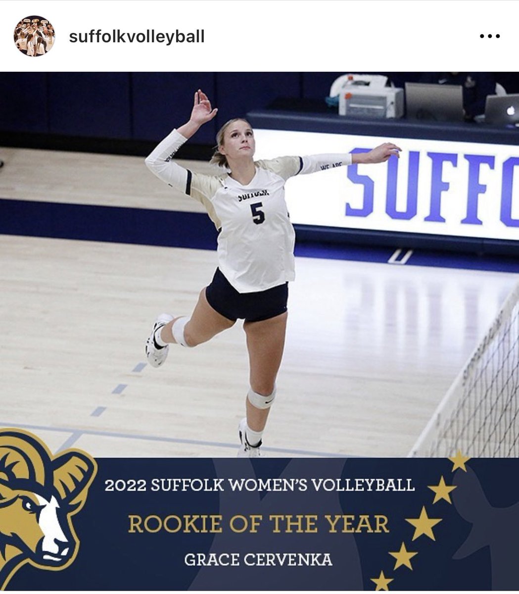 clementsvball's tweet photo. Way to go to our alum @GraceCervenka for earning Rookie of the Year!!! So proud of you!!! ๐๐ #RangerFam #LetsRide https://t.co/YLf4CBdM3f