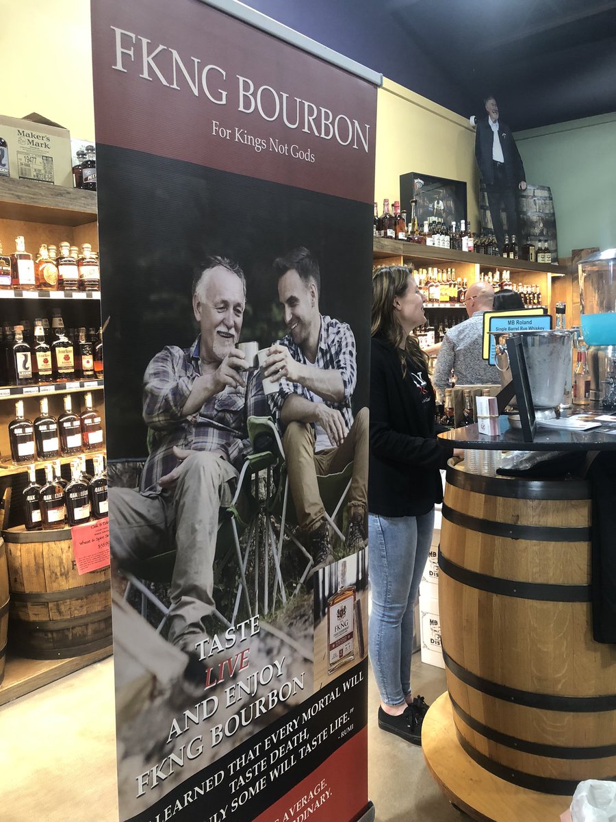 FkngVodka's tweet photo. Great kickoff to our launch of FKNG Vodka and @fkngbourbon at Westport Whiskey &amp; Wine in Louisville.

#vodka #Louisville https://t.co/36s3Sag0CG