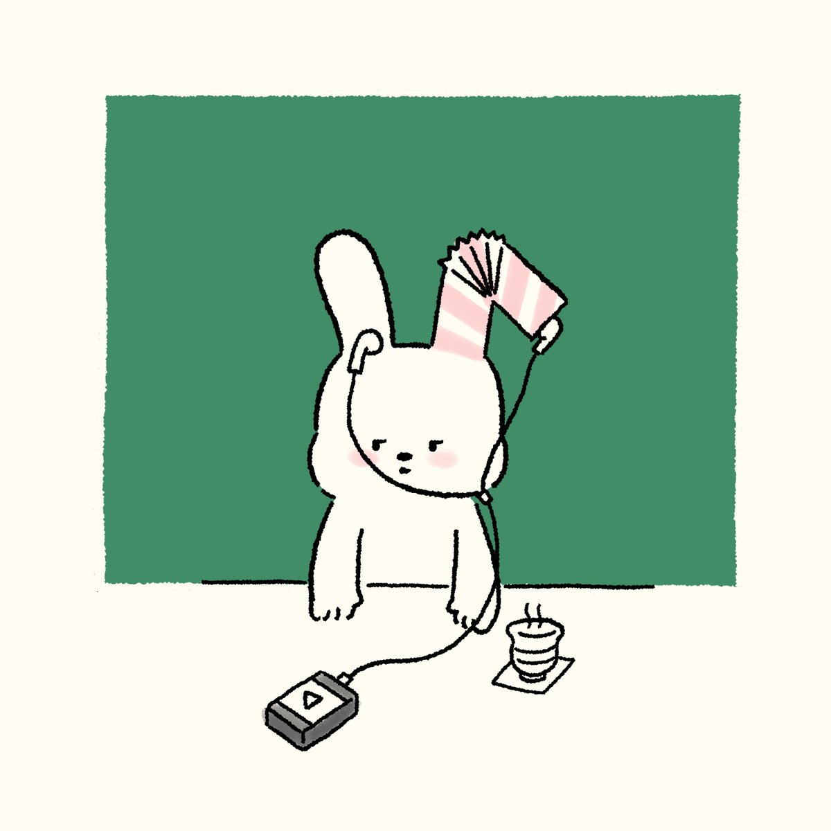 jormation's tweet image. Wireless earphones it is..
#jormation #pynn #illust #illustration #digitalart #digitalillustration #earphones #rabbit #bunny #characterdesign #drawing #ภาพประกอบ #วาดรูป