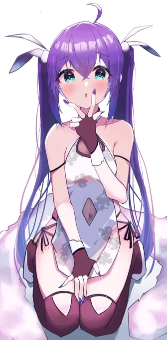 感謝老師同意讓我二創老師設計的旗袍>< ,希望老師也會喜歡 #ミリシタ #望月杏奈