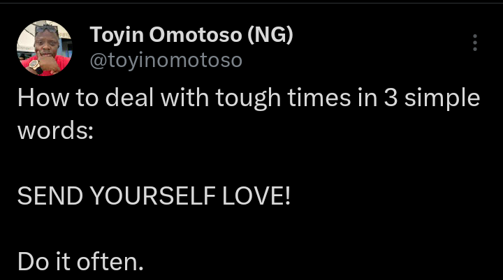Well said