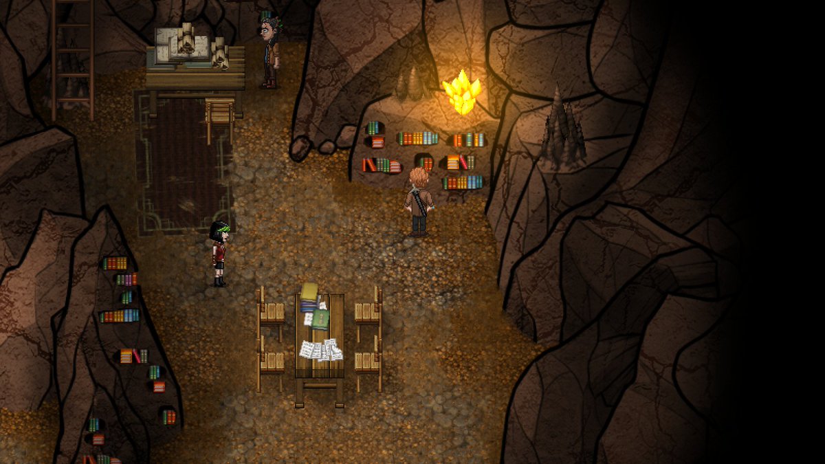 9thSeraph's tweet photo. So yeah, after much experimentation I think zooming into all indoor/dungeon-y areas and conversations works pretty well! Thoughts? #screenshotsaturday #rpg #rpgmaker #rpgmakermv #indie #indiegame #indiegamedev #gamedev #gamedeveloper https://t.co/wVzrpgFE9W