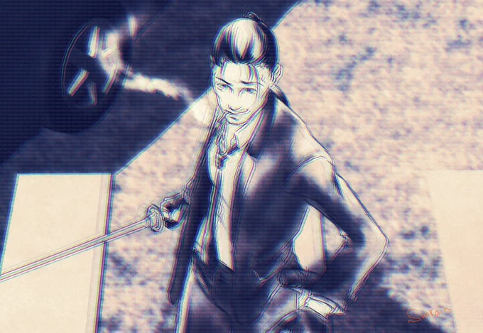 アップにするとこんな感じ。乾誠志郎おじさん、かっこいい～!
