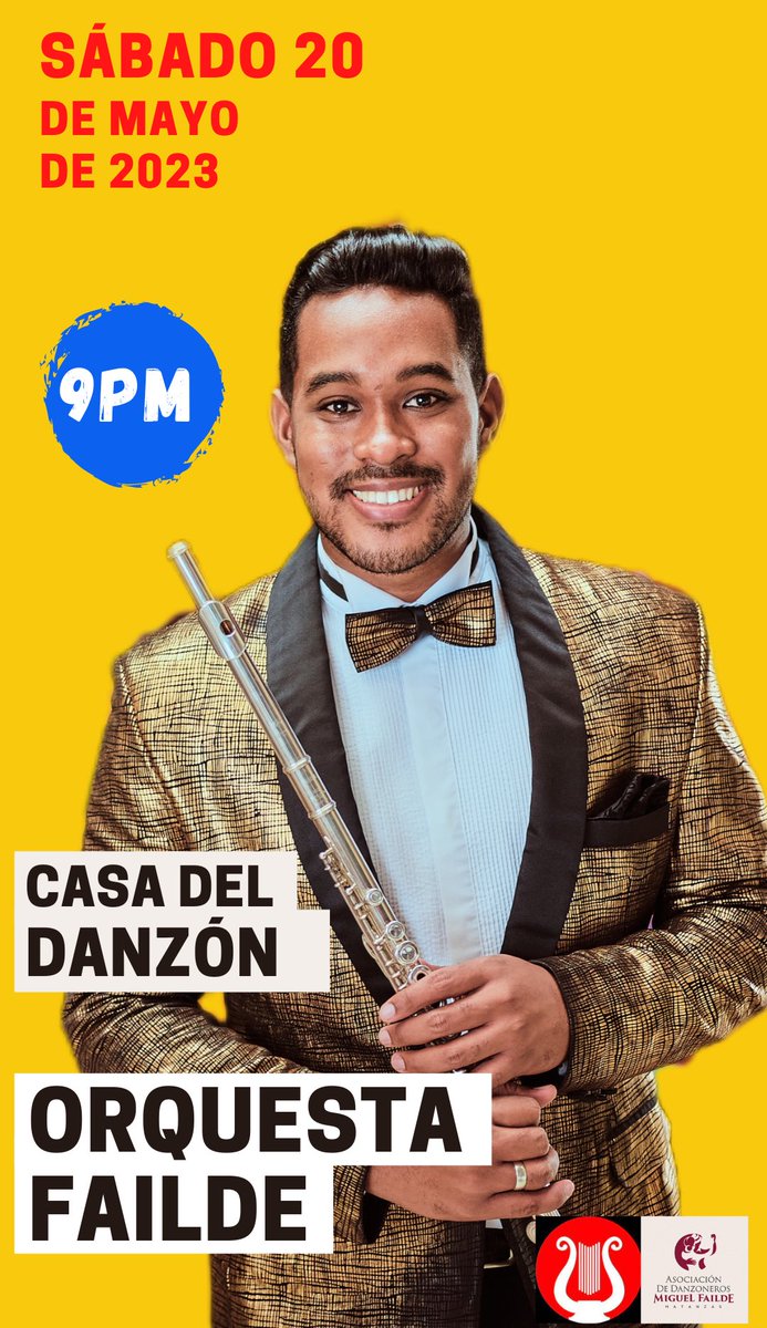 OrquestaFailde's tweet photo. Nos vemos HOY en la Casa del Danzón, Matanzas https://t.co/OFapnGxGJR
