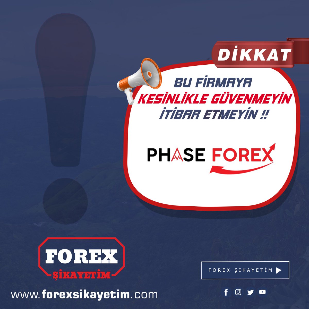 SikayetForex's tweet photo. ‼️ Ciddi Mağduriyet Yaşatan Firmadır ‼️
‼️ Phase Forex ‼️ Sahtekar İtibar Etmeyiniz. ‼️
Telegram Adresimiz: https://t.co/s0n9EY2uCX
#sikayet #sikayetvar #forexsikayet #forex #ekonomi #piyasa #analiz #gold #altın #kriptopara #haber #bist100 #SONDAKIKA
#phaseforex #phasefx https://t.co/Intq4inMEh
