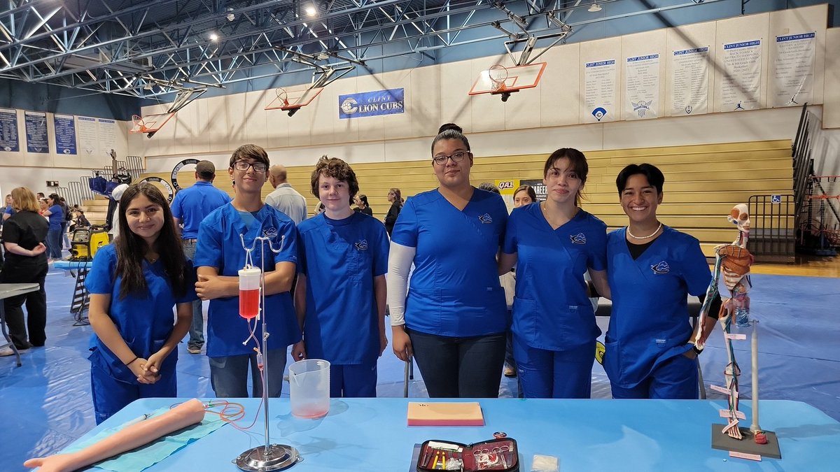 Clint High School STEM (@clintstem) on Twitter photo Clint High School PLTW Biomedical team presenting at "Viva La Fiesta" at Clint Junior High School <a href="/ClintHSLions/">Clint High School</a> Clint High School PLTW Biomedical team presenting at "Viva La Fiesta" at Clint Junior High School <a href="/ClintHSLions/">Clint High School</a>