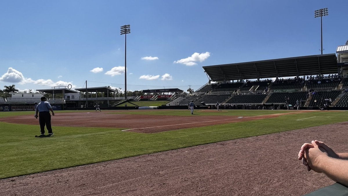 Beautiful day for State Finals #BaseBall <a href="/FHSAA/">FHSAA</a>