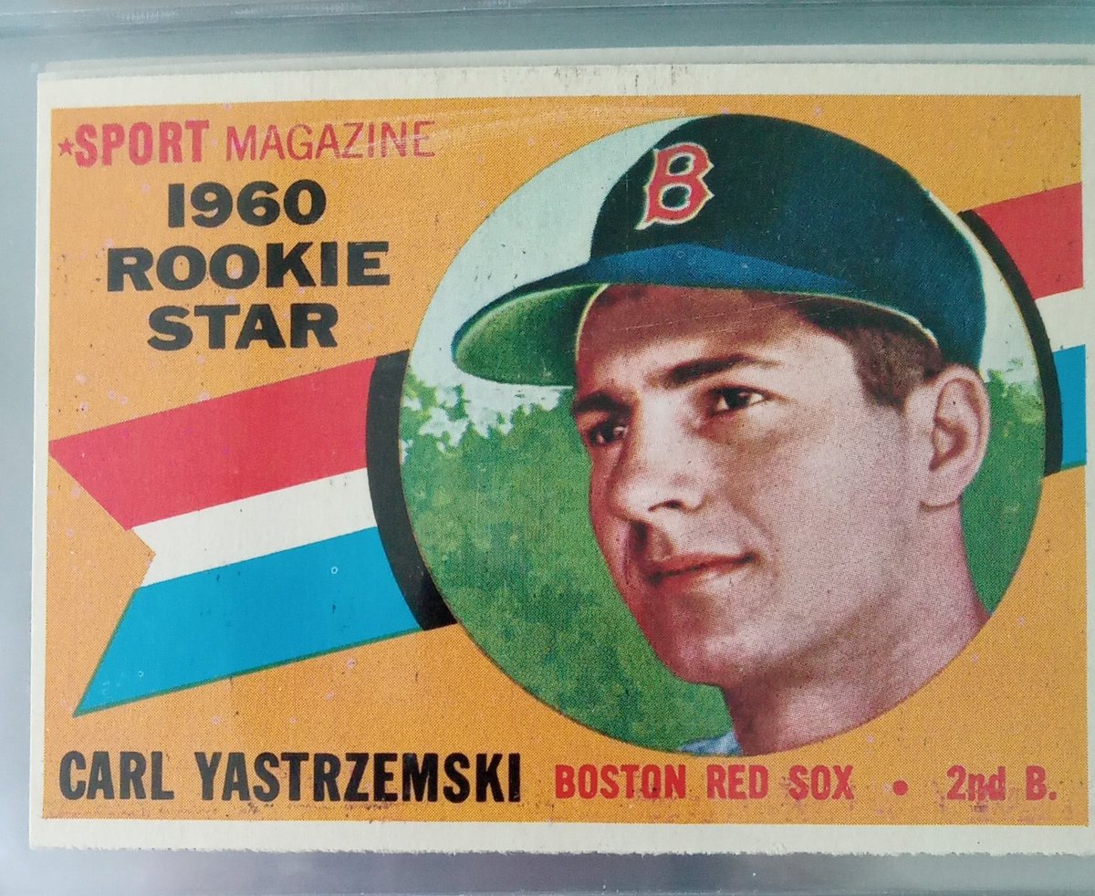 delspacefranco's tweet photo. Been after this card for a long time - one of the last needed to complete #1960Topps #Yaz https://t.co/UriZHZPUyE