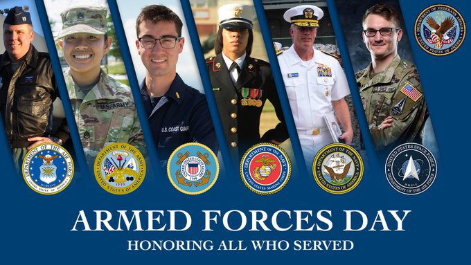 Thank you each and every one! #NationalArmedForcesDay ♥️🤍💙
