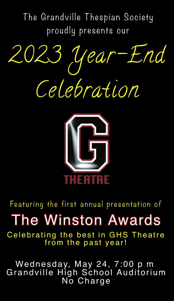 TheatreGHS's tweet photo. This coming Wednesday, May 24! https://t.co/HYRalEHUed