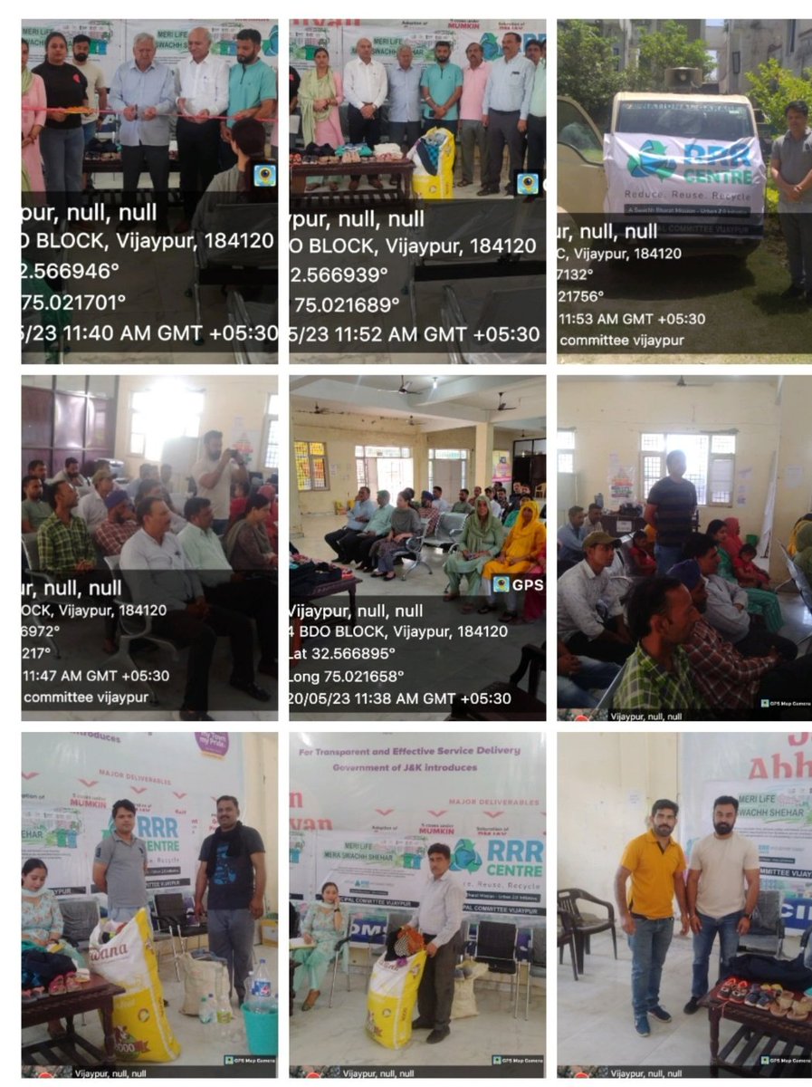 Swachhvijaypur5's tweet photo. Today @eovijaypur inaugurate #RRRCentre #RRRLIFE #IndiaVsGarbagein the presence of #chairman #wardmembers #SHGmembers nd #citizens in coordination with #IEC team Vijaypur.
📍Mc vijaypur, jammu division.
@AIILSG_Official @aiilsgjk @dcsambaoffice @PuneetSharma75 @JammuUlb https://t.co/EDfkeEnhGI