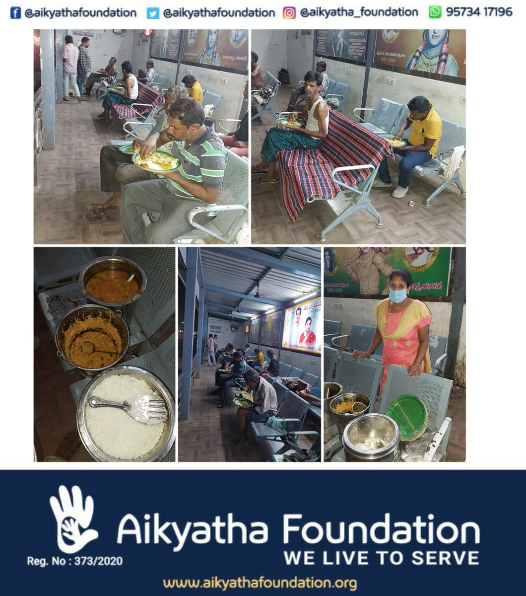 AikyathaF's tweet photo. YESTERDAY Night food distributed at GGH, kakinada. Sponsered by *UDIPi GANESH HOTEL* Thank you so much to them. Food is distributed with the presence of *Sathish garu and radhika garu* Thank you so much for your cooperation. *AIKYATHA FOUNDATION* ✋🏻🤎 https://t.co/TCREqW6aH2