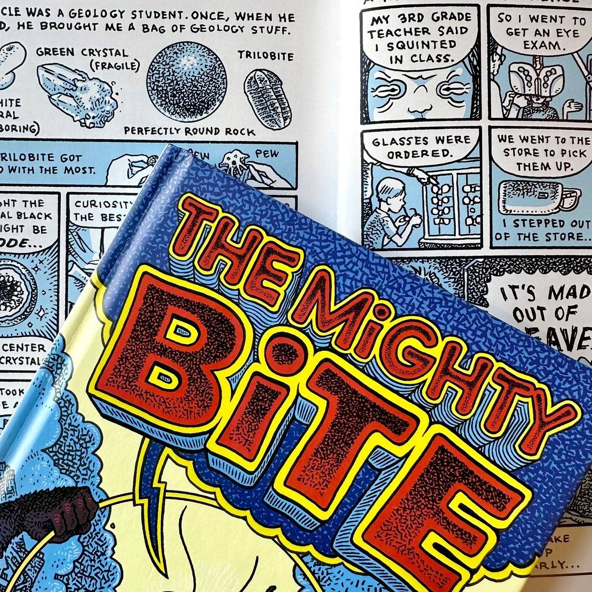 abramskids's tweet photo. School might be ending, but we’re going to keep learning with @MrNathanHale’s #TheMightyBite! In the back matter, there is a variety of info about the prehistoric creatures that inspired Hale’s characters. Pick up your copy today to learn more! 📖 https://t.co/1velrXGrIB https://t.co/5RgFtunRWa