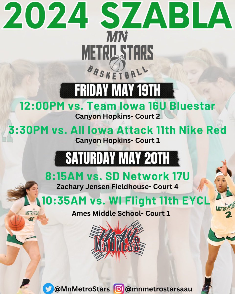 3-0 so far at May Madness in Iowa! One more game for 2024 Szabla at 10:35