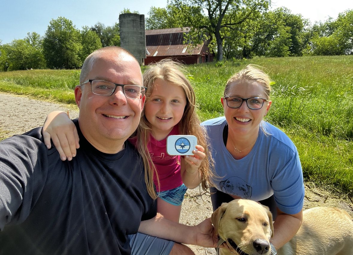 SGF_Gives's tweet photo. Congratulations to @nagle_chris !  His clan found today’s prize about a mile from Tao’s Trailhead on Wilson’s Creek Greenway trail. https://t.co/Dm0NHi6eub