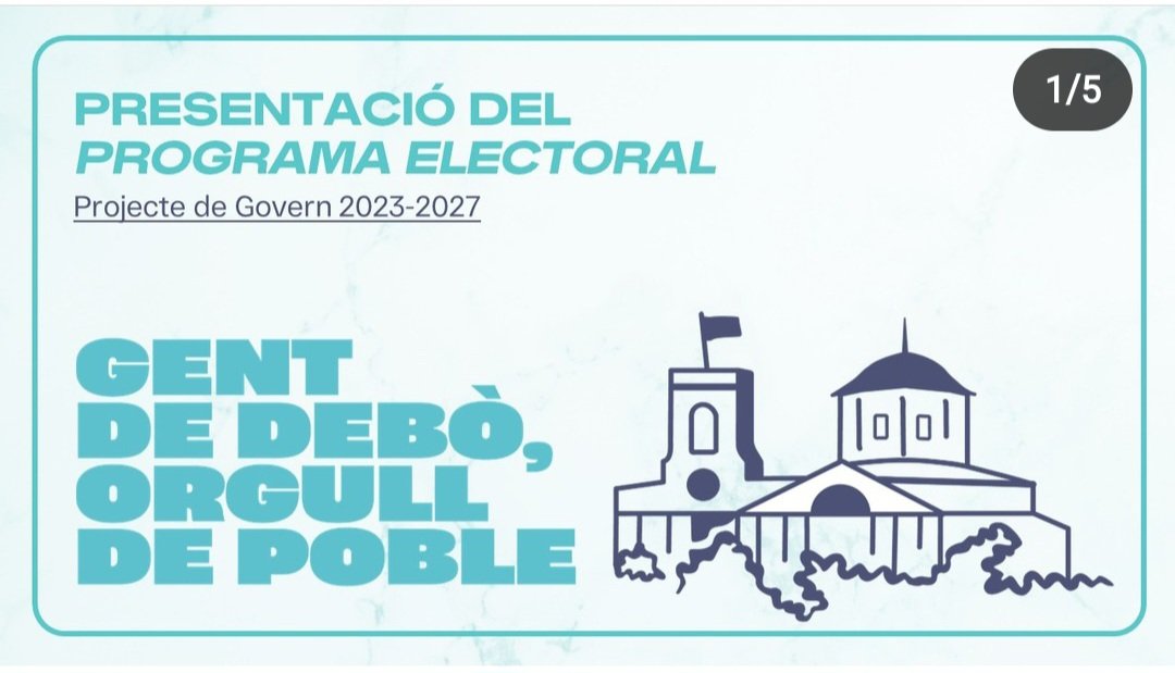 JuntsVilallonga's tweet photo. Petit recull del nostre programa #gentdedebo #femhojunts #garantiadebongovern #Municipales2023 #vilallongadelcamp https://t.co/ssqRfOkkkv