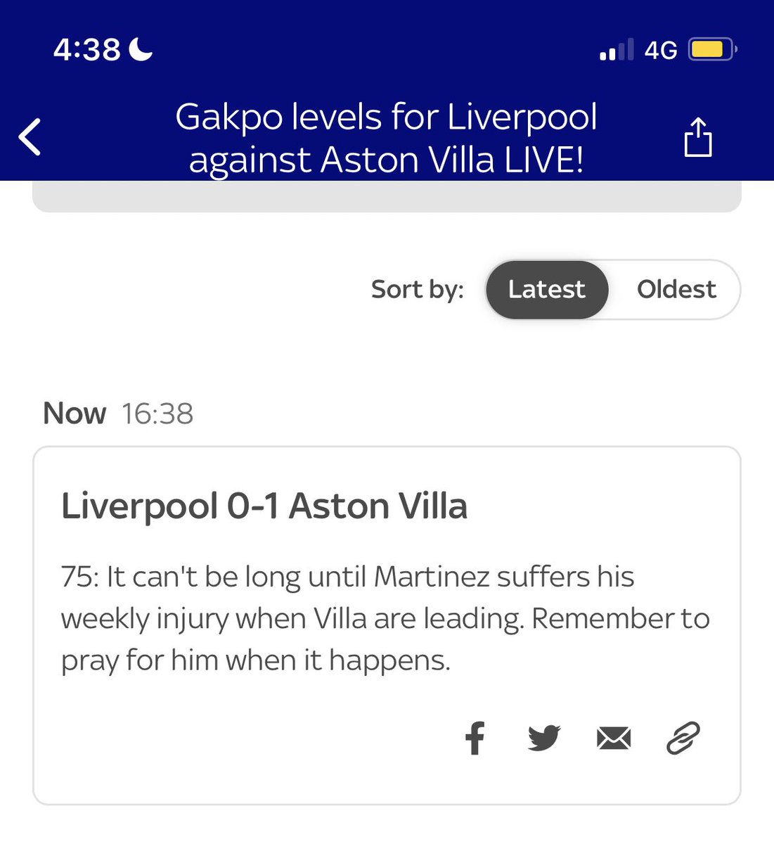 will ross 💛 on Twitter "Nice neutral commentary from Sky Sports, wankers"