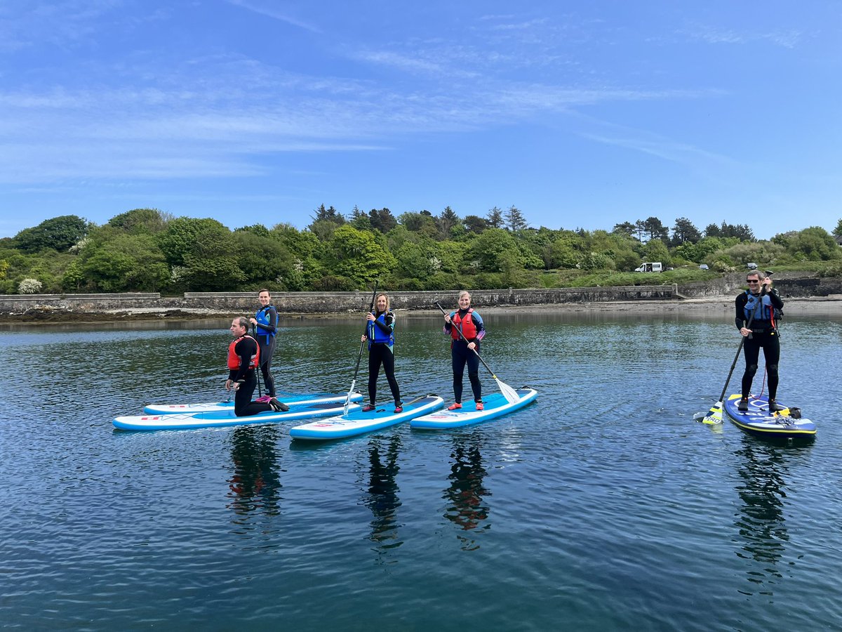 Stunning weather for our session today #paddleboarding #isleofman #supsafety