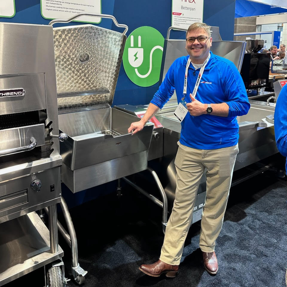 Don't miss our revolutionary Electric Tilting Skillet at booth #4200 in NRA 2023! Discover its cutting-edge design that optimizes kitchen space while delivering outstanding performance. Get ready to revolutionize your culinary experience with this game-changing equipment!