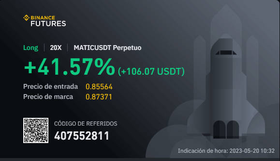 BiCapital_ec's tweet photo. Nuestra operacion con $matic, generando excelentes resultados! #Bitcoin  $btc #eth #Crypto https://t.co/3OamDkPBYA
