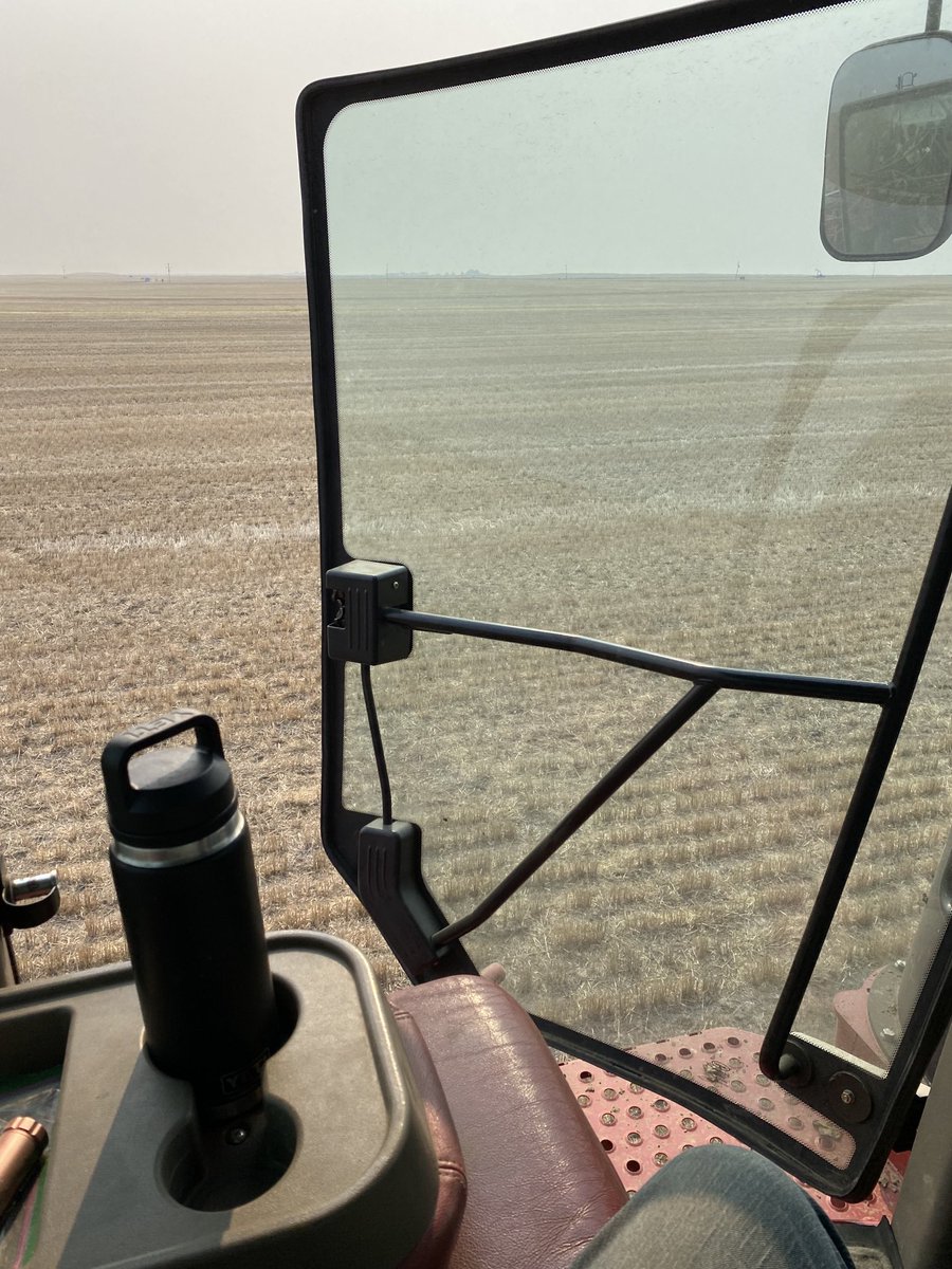 When your A/C quits but your trying to finish seeding today. It’s the long weekend and your waiting for a service truck to come fix it.