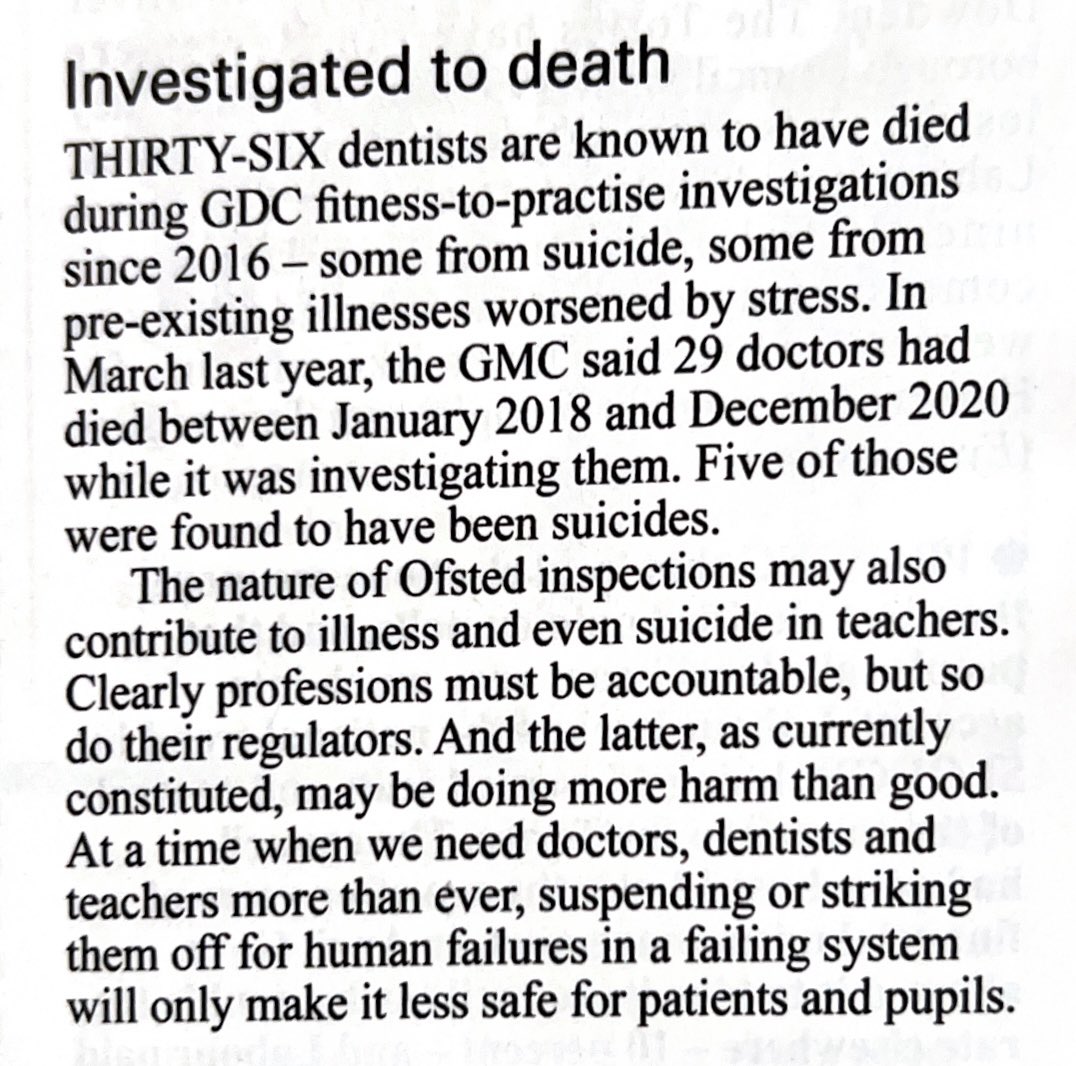 DentistGoneBadd's tweet photo. From the latest edition of Private Eye. https://t.co/6F8IDV45hG