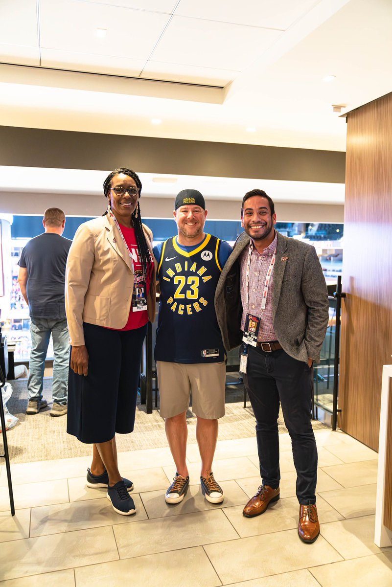 Congrats to <a href="/MrJakeGregory11/">Jake G.</a> the NBA Math Hoops Teacher of the Year and Jovanna the Global Championship Representative for <a href="/PacersSportsEnt/">Pacers Sports & Entertainment</a> They were treated to a suite <a href="/IndianaFever/">Indiana Fever</a> home opener. We 💙💛 Community Partners!! <a href="/brynn_kardash/">Brynn Kardash</a>  <a href="/LelaSimmons19/">Lela Simmons</a> <a href="/AleesiaLJohnson/">Dr. Aleesia Johnson</a>