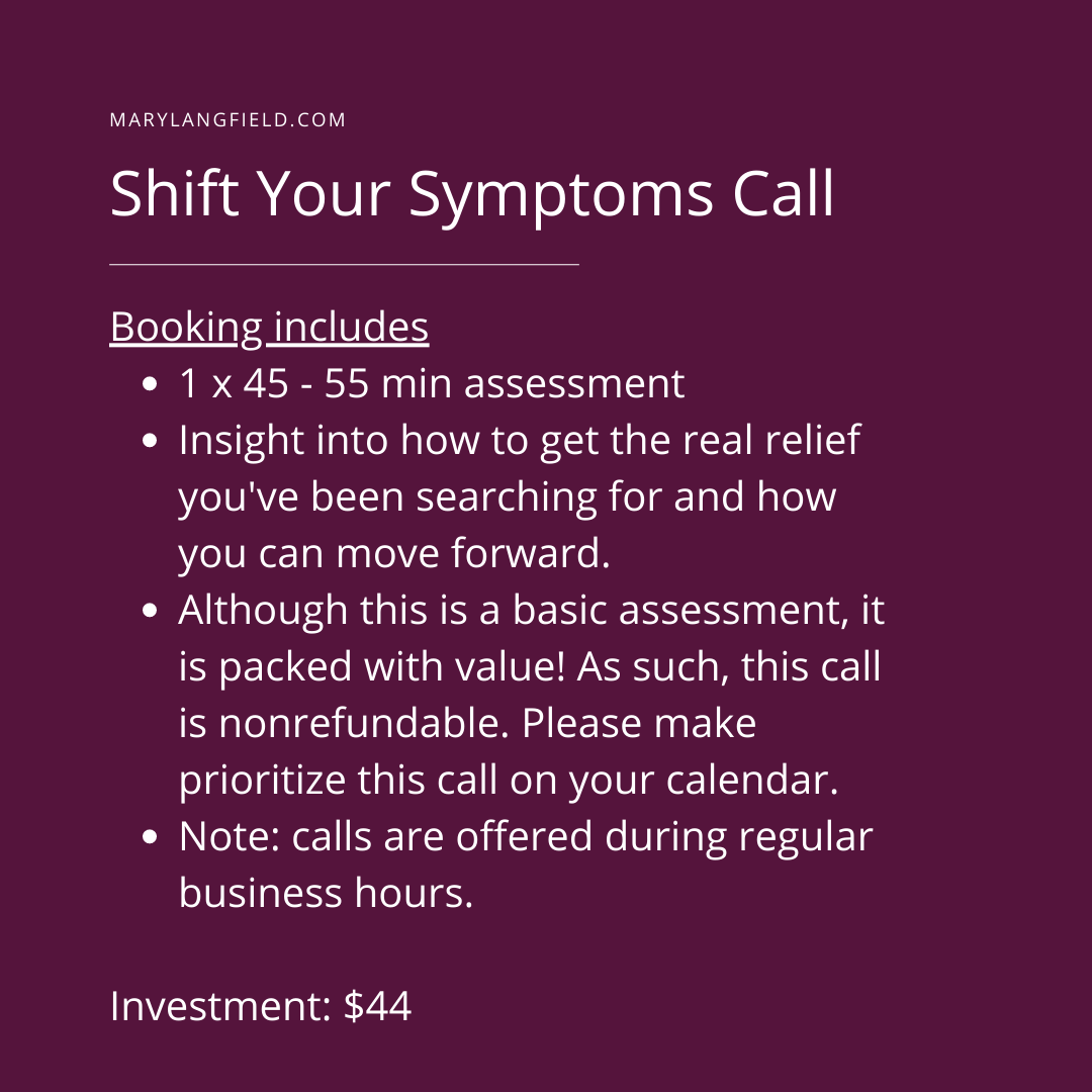 MplsHealthCoach's tweet photo. A Shift Your Symptoms Assessment is for you if you have been struggling with plaguing health issues

- Low energy
- Chronic fatigue
- Digestion issues

Discover who you are
This booking includes:
1 x 45 - 55 min assessment
Investment: $44 https://t.co/VTyQhOBrnB
