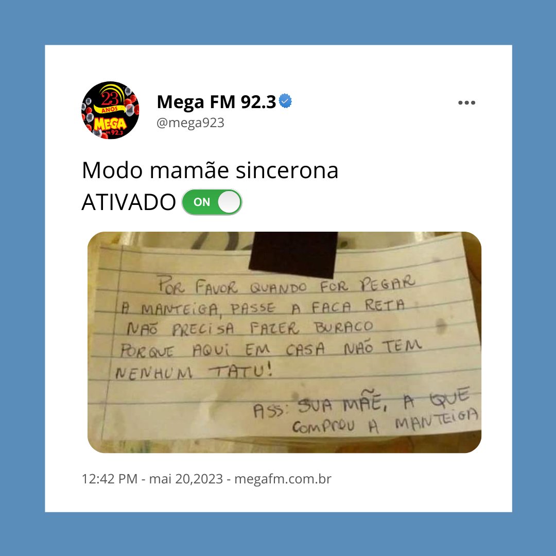 Mega FM 92.3 tweet media
