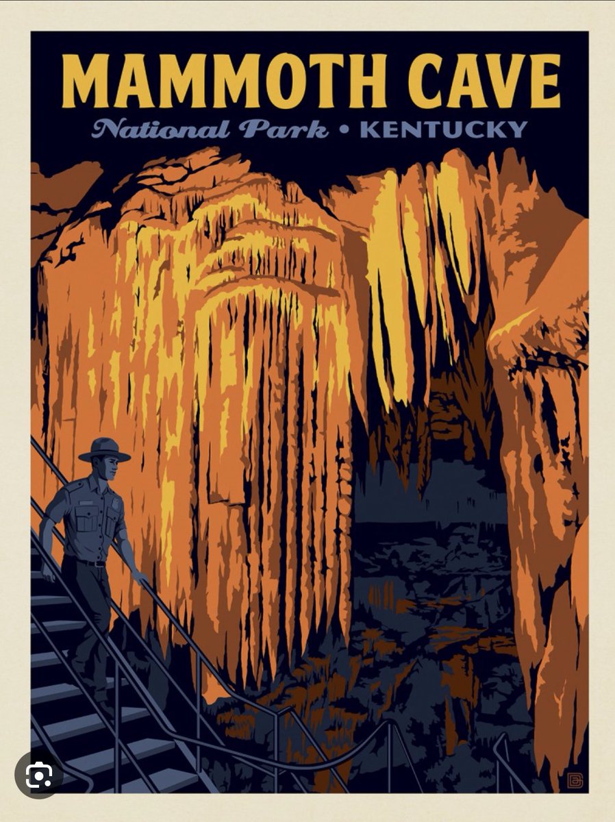 Soooooo excited to see the largest cave system in the US, see bats, take a picture at the “Bridal Altar”, and learn more about stalactites and stalagmites this week! 
#STEAMinthePARK
@dacia92 @MammothCaveNP 
#maca