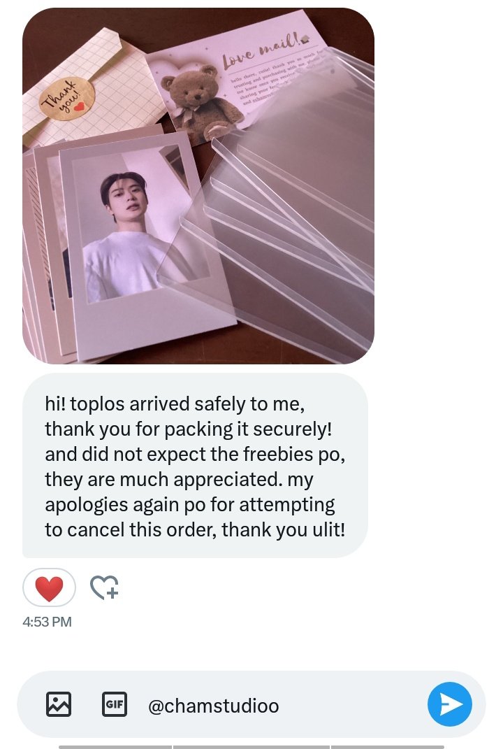 chamstudioo's tweet image. #chamyreceipts