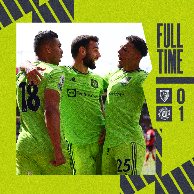 ManUtd's tweet photo. Big. Three. Points ✊

#MUFC || #BOUMUN