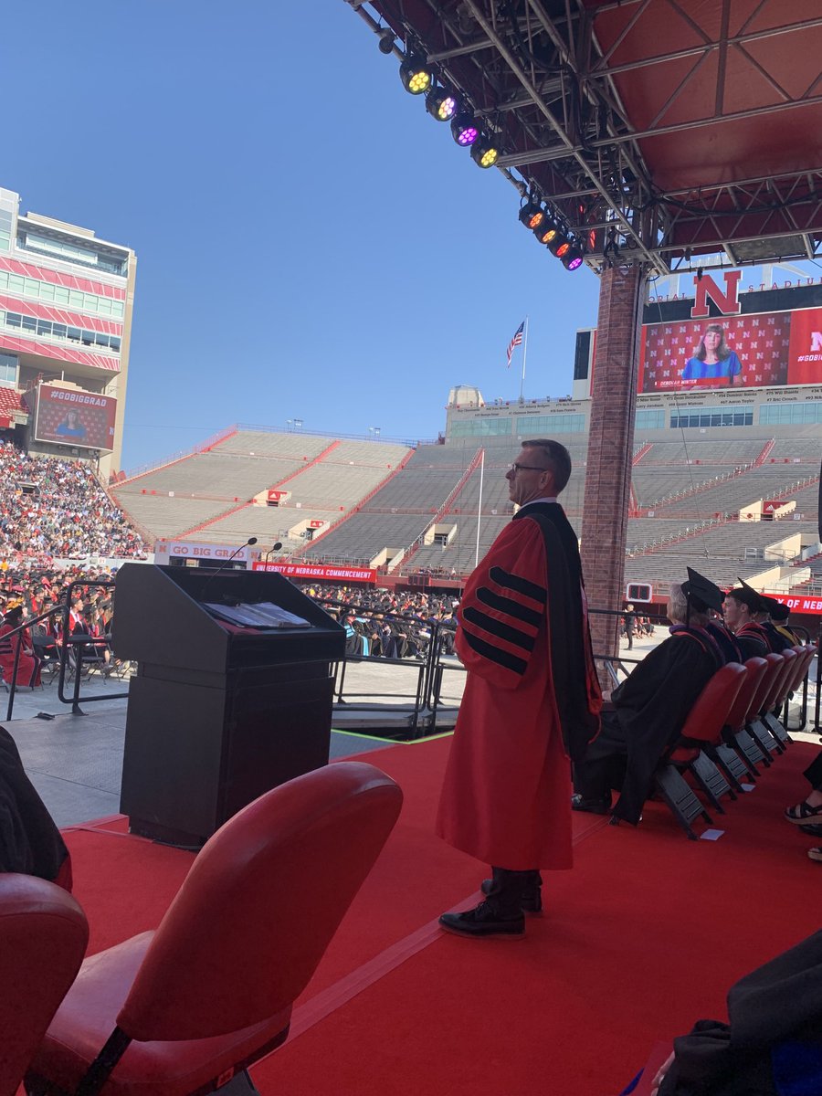 Great day to be a Husker. #GoBigGrad ⁦@UNLincoln⁩ ⁦@unlcas⁩ ⁦@RonnieDGreen⁩