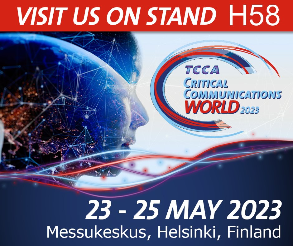 Countdown for #CCW23! Visit #ALDENA during next Critical Communications World, scheduled on 23-25 May in #Helsinki 
#ccw #tcca #criticalcommunications #criticalcommunicationsworld
<a href="/CritCommsSeries/">TCCA Critical Communications World</a> <a href="/TCCAcritcomms/">TCCA</a>