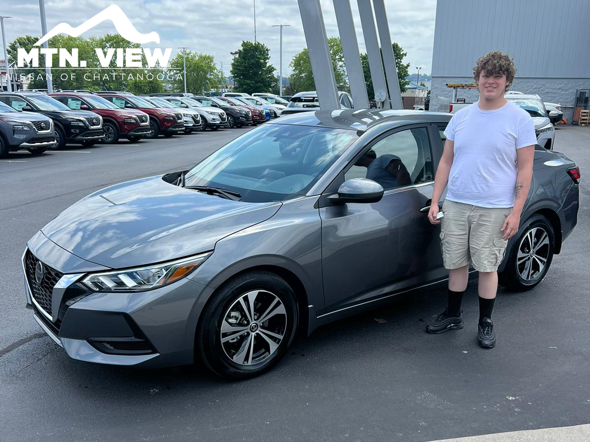 This brand-new 2023 Nissan Sentra is going home with Jayden! Congrats! (Agent: Lexi Ratledge)